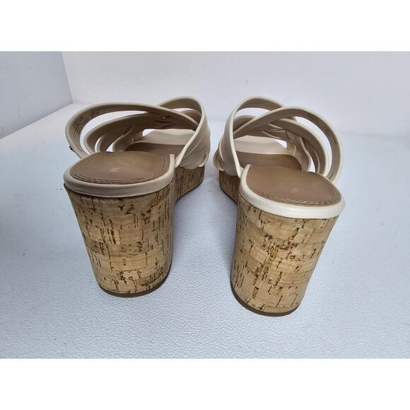 Sam & Libby Women's Cross Strap Espadrille Sandal Vanilla Color Size 7 - Picture 7 of 9